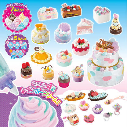 Epoch Whipple Pastel Rainbow Sweets Deluxe Toy for Aspiring Pastry Chefs- Japan Figure Store - #1 Bring To You The Best Japanese Goods