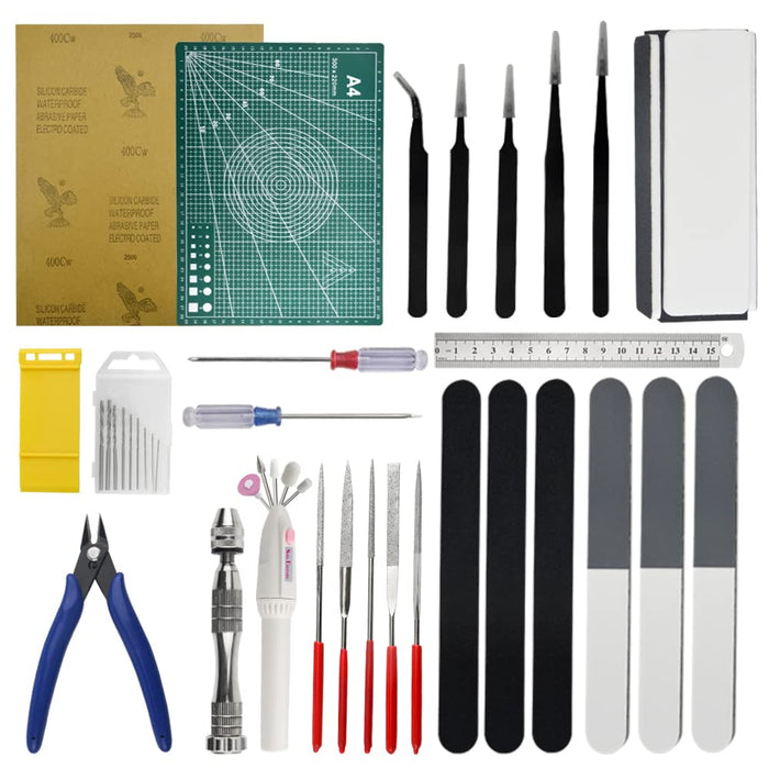 Wmycongcong 31-Piece Plastic Model Tools Set for Beginners and Hobbyists- Japan Figure Store - #1 Bring To You The Best Japanese Goods