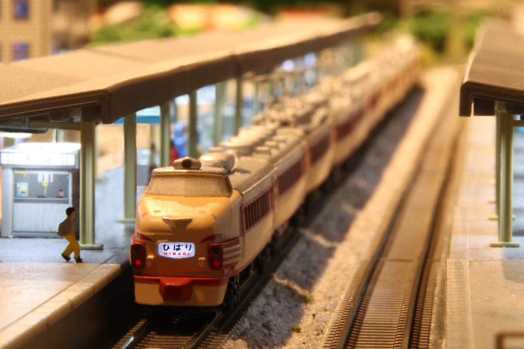 Rokuhan Z Gauge Jnr 485 Series Early Model 'Hibari' 6-Car Basic Set Train Black 481- Japan Figure Store - #1 Bring To You The Best Japanese Goods