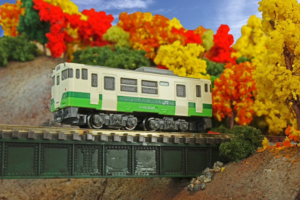 Rokuhan Z Gauge Shorty Kiha 40 Tohoku Regional Diesel Railway Model Car- Japan Figure Store - #1 Bring To You The Best Japanese Goods