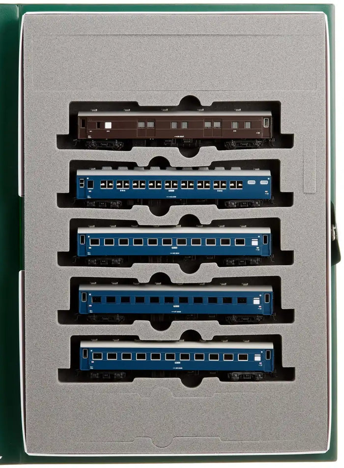 Kato Railway Model - N Gauge Tsugaru 5-Car Set 10-880 Passenger Train- Japan Figure Store - #1 Bring To You The Best Japanese Goods