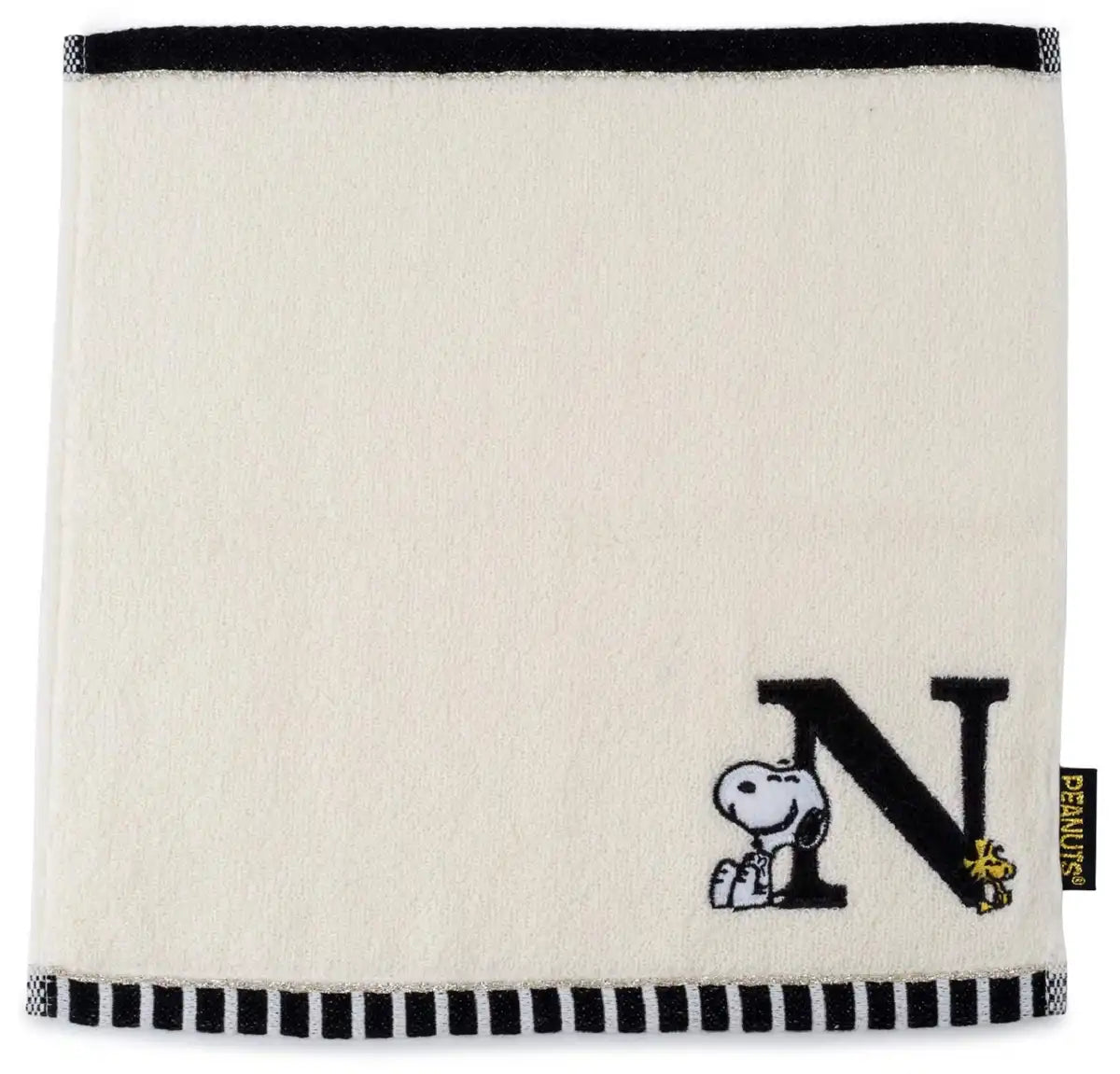 Snoopy Initial Mini Towel N- Japan Figure Store - #1 Bring To You The Best Japanese Goods