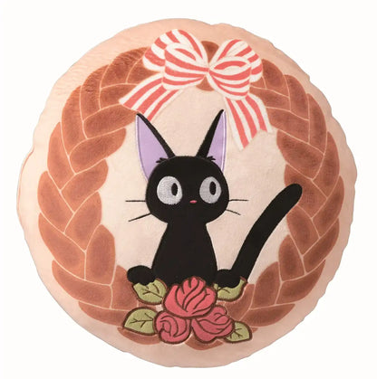 MARUSHIN Studio Ghibli Kiki'S Delivery Service Cushion Fluffy Bread And Jiji- Japan Figure Store - #1 Bring To You The Best Japanese Goods