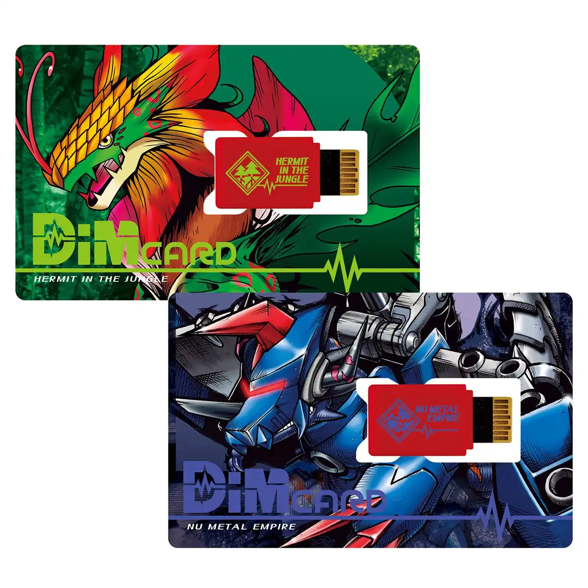 Bandai Dim Card Set Vol.3 Hermit In The Jungle & Nu Metal Empire Japanese Dim Card- Japan Figure Store - #1 Bring To You The Best Japanese Goods