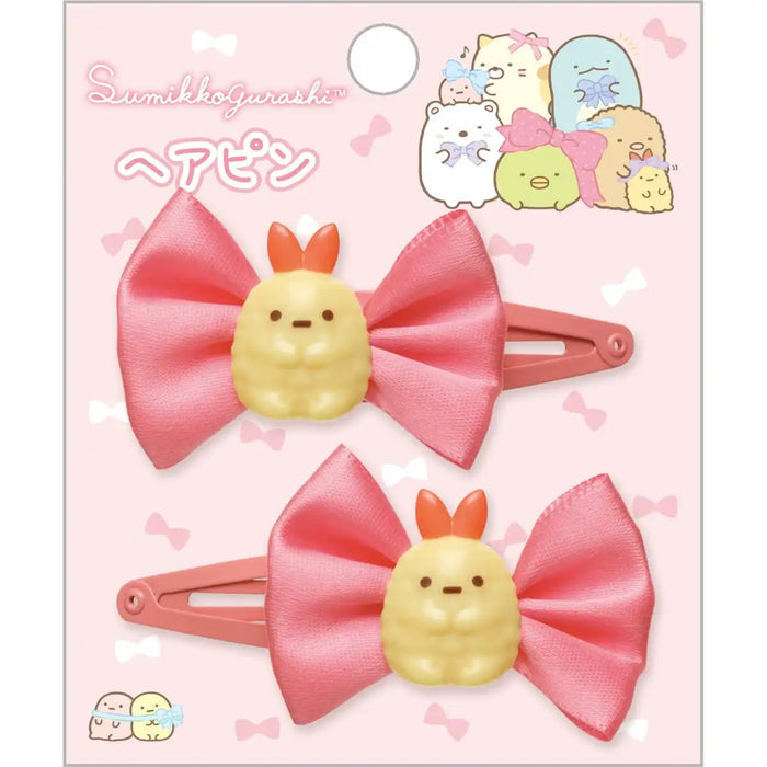 San-X Sumikko Gurashi Hairpin Fried Shrimp Tail Accessory Fe40107- Japan Figure Store - #1 Bring To You The Best Japanese Goods