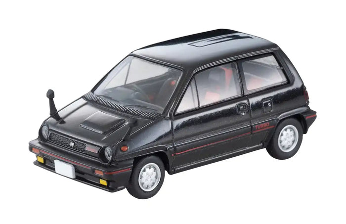 Tomytec Japan Tomica Limited Vintage Lv-N261A Honda City Turbo Black 1982 316817- Japan Figure Store - #1 Bring To You The Best Japanese Goods