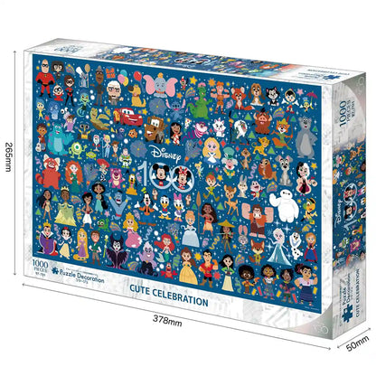 Epoch 1000pc Jigsaw Puzzle Disney Cute Celebration 50x75cm w/Glue Spatula Sticker- Japan Figure Store - #1 Bring To You The Best Japanese Goods