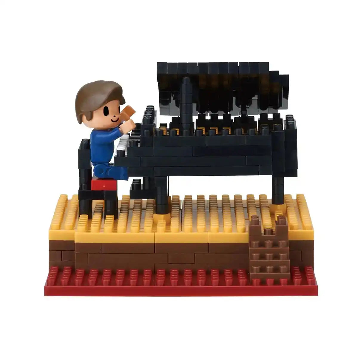 KAWADA Nbh-167 Nanoblock Stories Collection With Nanobbit Piano- Japan Figure Store - #1 Bring To You The Best Japanese Goods