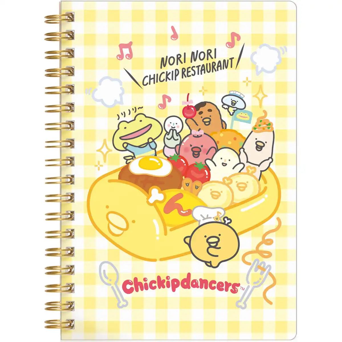 San-X Chikip Dancers B6 Spiral Notebook - Ny37601- Japan Figure Store - #1 Bring To You The Best Japanese Goods