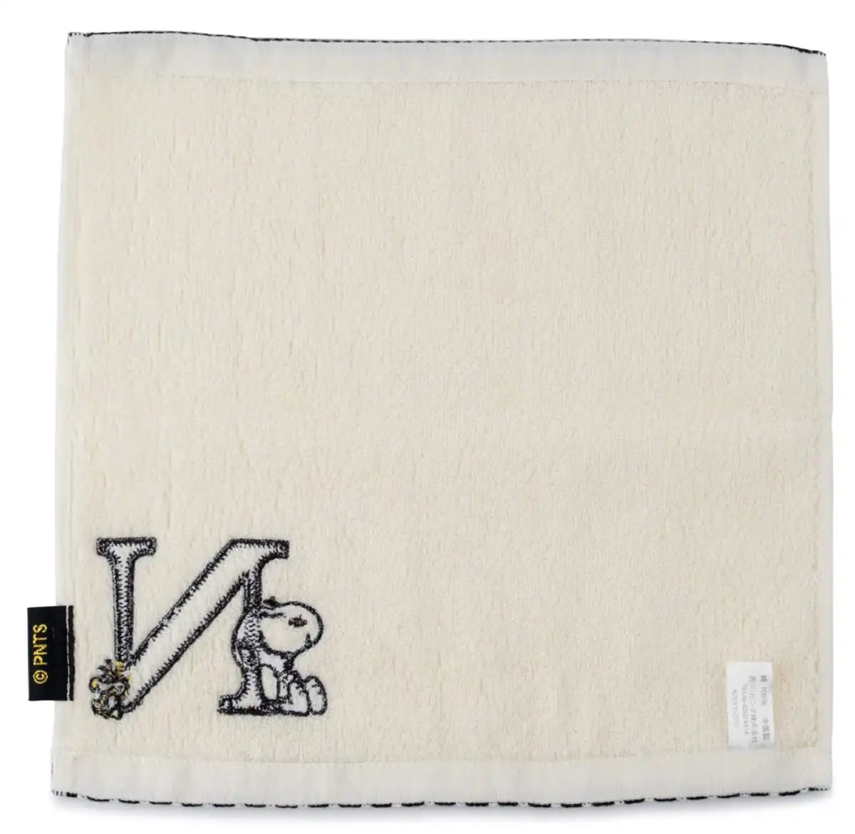 Snoopy Initial Mini Towel N- Japan Figure Store - #1 Bring To You The Best Japanese Goods
