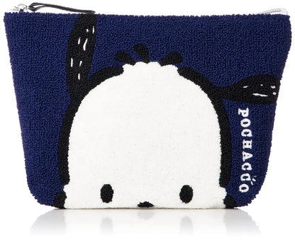 Sanrio Pochacco Sagara Navy Pouch for Travel and Storage- Japan Figure Store - #1 Bring To You The Best Japanese Goods