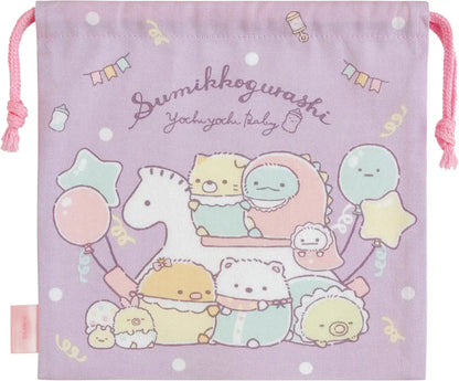 San-X Sumikko Gurashi Sumikko Baby Drawstring Bag Ca33302- Japan Figure Store - #1 Bring To You The Best Japanese Goods
