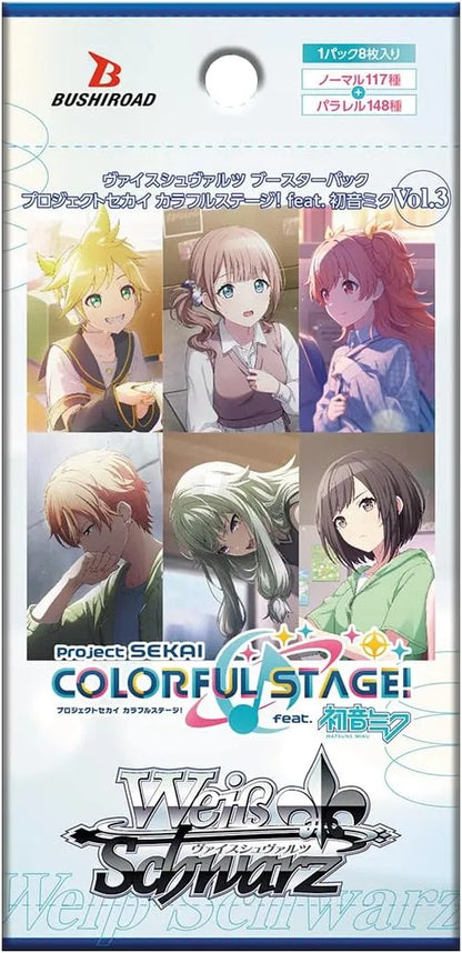 Bushiroad Weiss Schwarz Project Sekai Booster Pack Vol 3 Box
