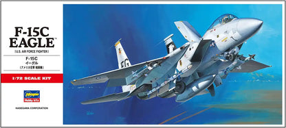 Hasegawa 1/72 Scale F-15C Eagle US Air Force Plastic Model Kit- Japan Figure Store - #1 Bring To You The Best Japanese Goods