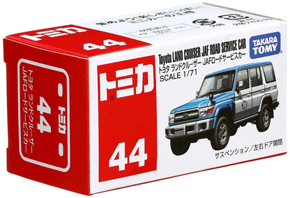 Takara Tomy Tomica 44 Toyota Land Cruiser Jaf Road Service Car (879879) 1/71 Scale Cars- Japan Figure Store - #1 Bring To You The Best Japanese Goods