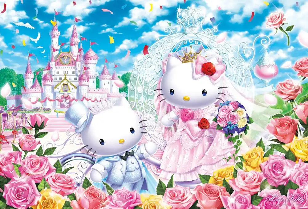 BEVERLY Jigsaw Puzzle 31-400 Sanrio Hello Kitty Castle Wedding 1000 Pieces- Japan Figure Store - #1 Bring To You The Best Japanese Goods