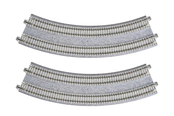 Kato N Gauge Double Track Curved Line R315/282-45° Railway Model 2Pcs- Japan Figure Store - #1 Bring To You The Best Japanese Goods