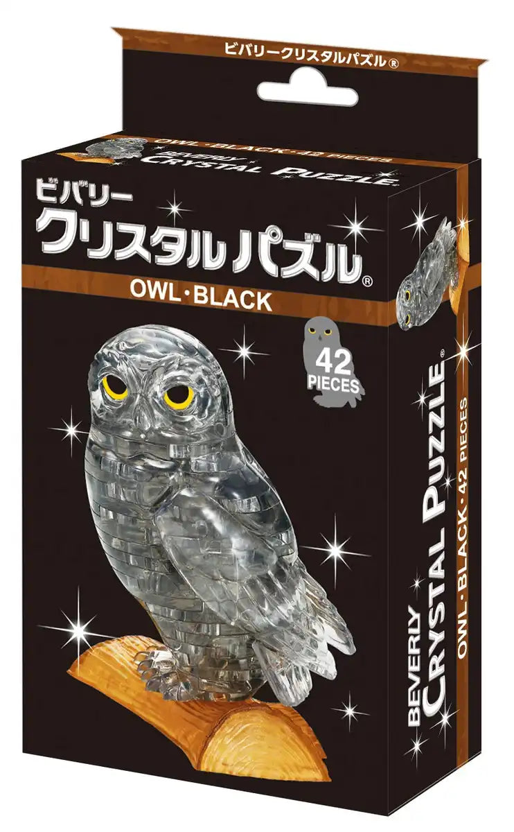 Beverly Crystal 3D Puzzle 486886 Owl Black Animal Crystal Puzzle 3D Jigsaw Puzzles- Japan Figure Store - #1 Bring To You The Best Japanese Goods