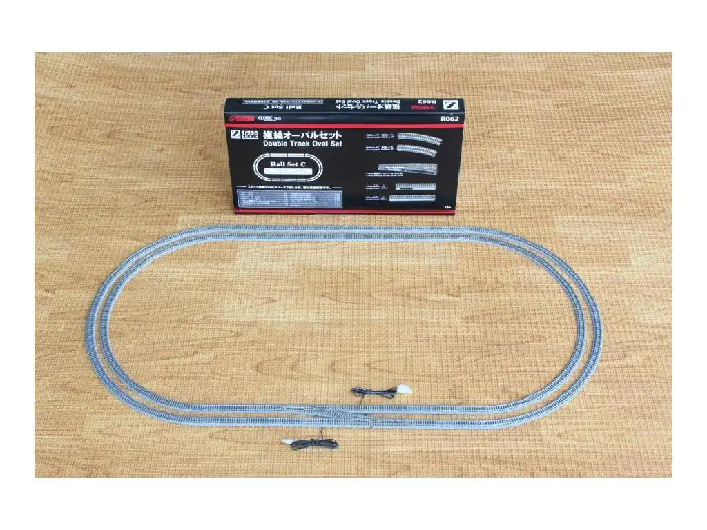 Rokuhan Z Gauge Double Track Oval Rail Set R062 - Compact Train Layout- Japan Figure Store - #1 Bring To You The Best Japanese Goods