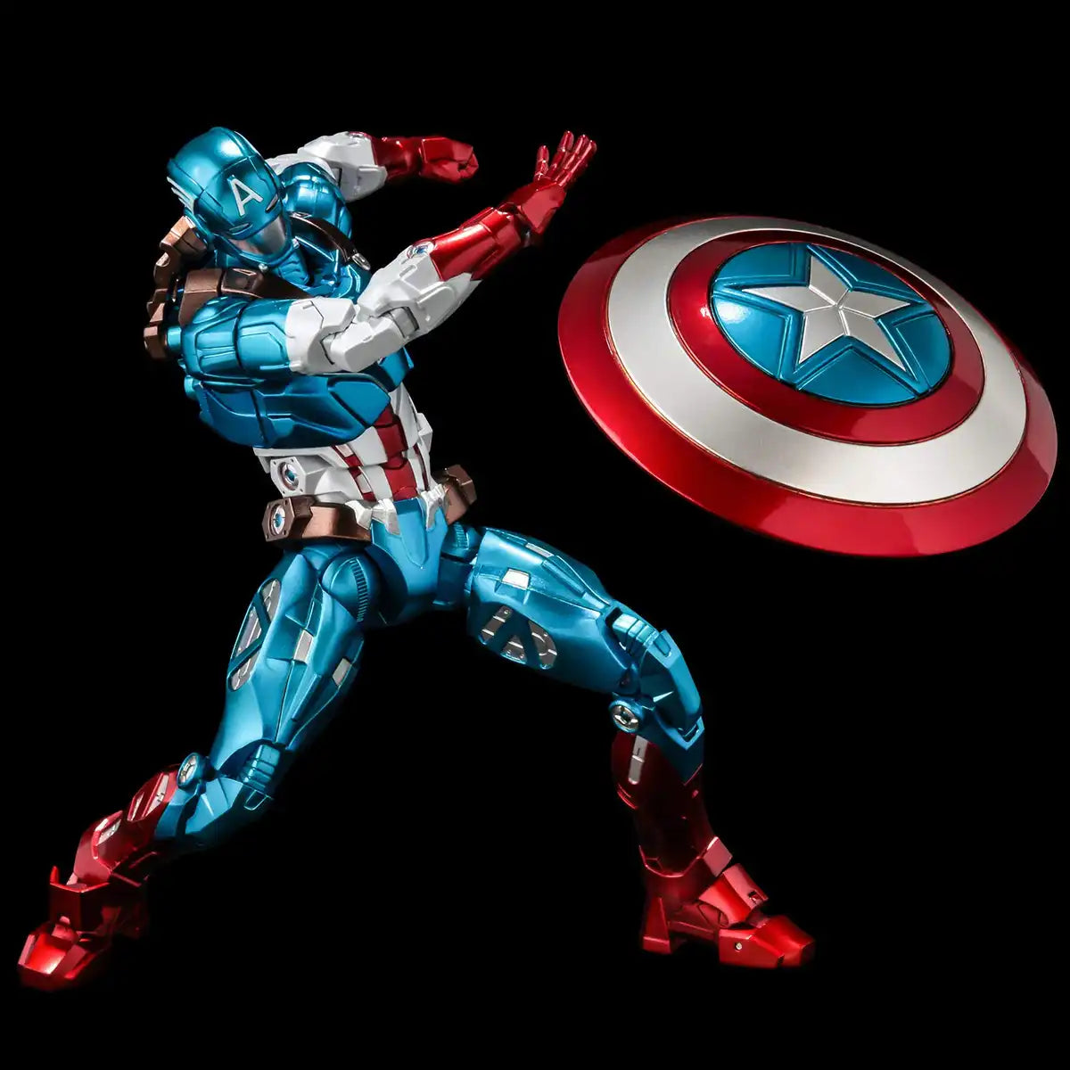 Fighting Armor Captain America (Resale) Non-Scale Abs Die-Cast Painted Finished Product Action Figure- Japan Figure Store - #1 Bring To You The Best Japanese Goods