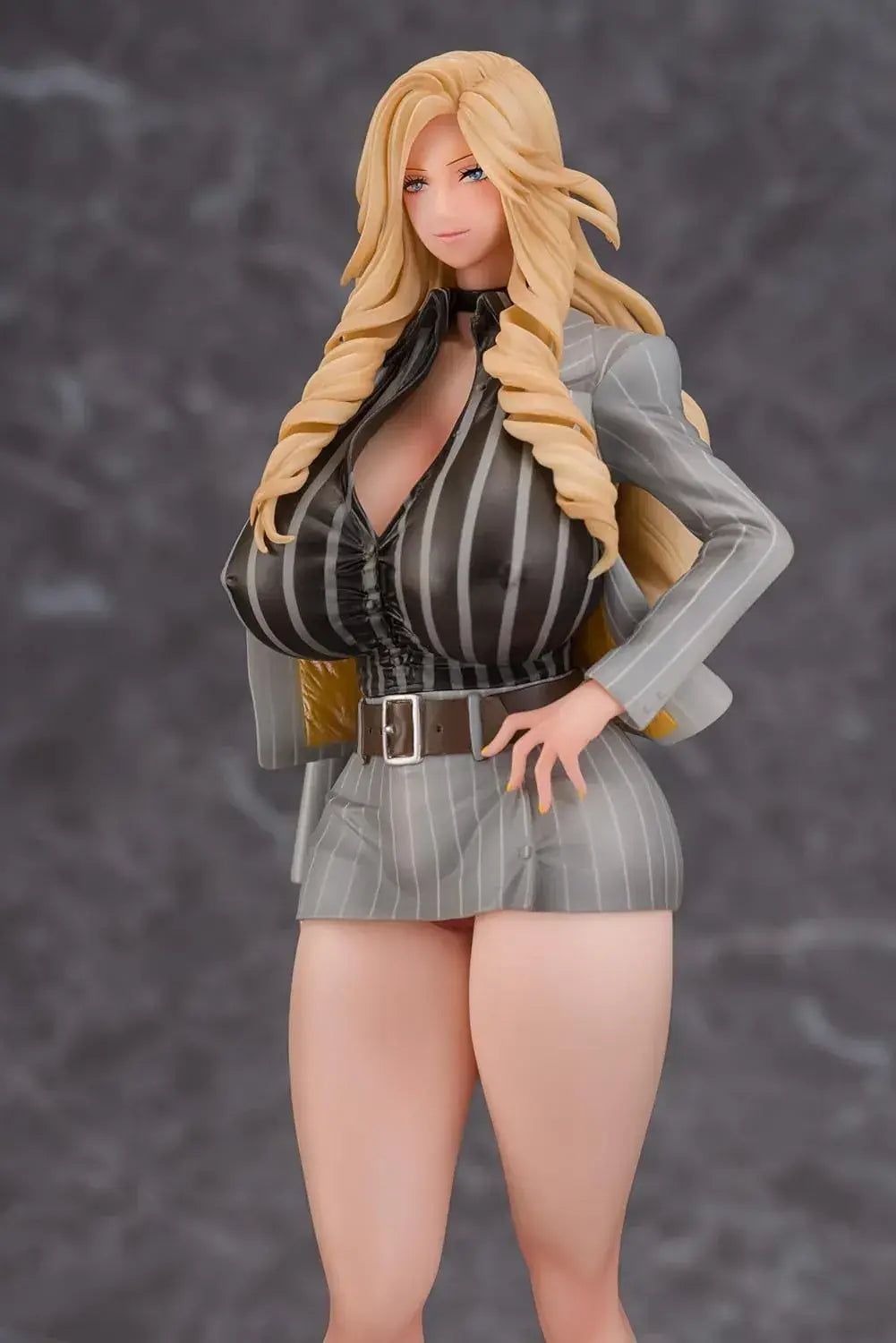 Daiki Industrial President Gal Sisters Harem Office Nishikori Gray Suit PVC Figure