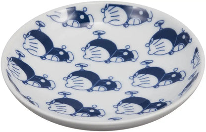 Kinsho Pottery Doraemon Plate 10cm Takecopter 009177 White- Japan Figure Store - #1 Bring To You The Best Japanese Goods