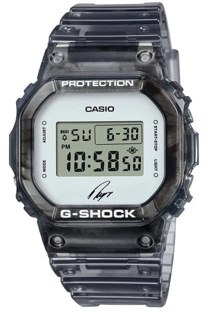 Casio G-Shock Men's Skeleton Black Watch DW-5600RI22-1JR Ryo Ishikawa Signature Model- Japan Figure Store - #1 Bring To You The Best Japanese Goods