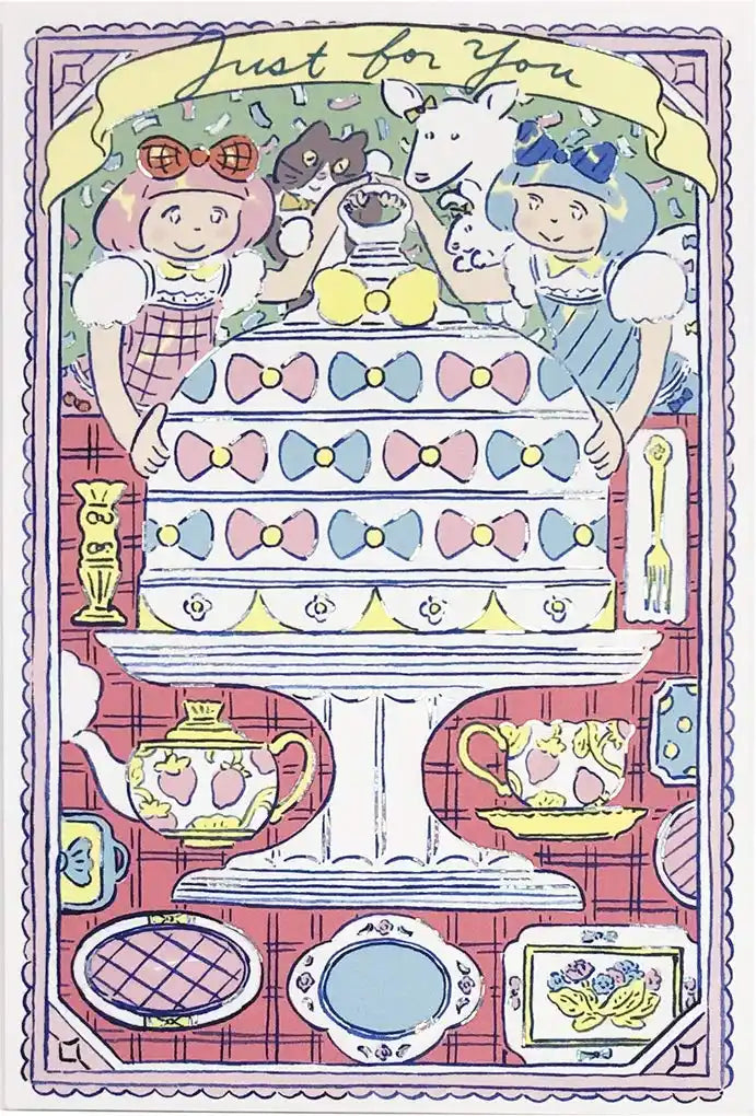 Sanrio Futaribonchan Message Card - Birthday Thank You Greeting Card- Japan Figure Store - #1 Bring To You The Best Japanese Goods