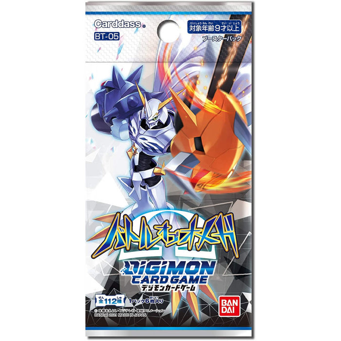 Bandai Carddass Digimon Card Game Booster Box Battle Of Omega Bt-05 Box Japan