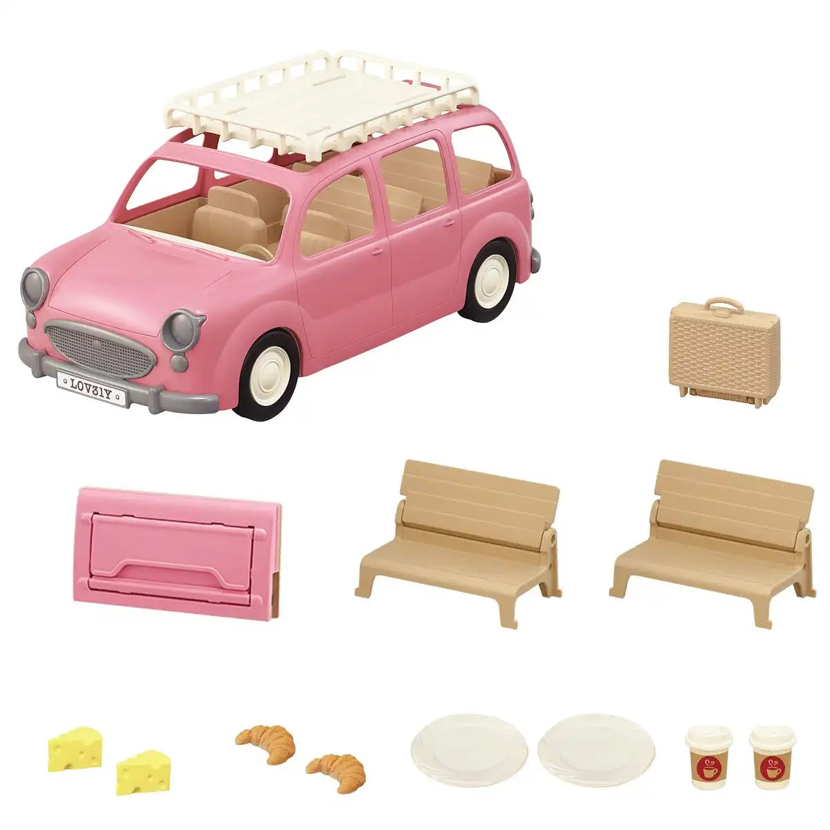 Epoch Sylvanian Families Picnic Wagon V-06- Japan Figure Store - #1 Bring To You The Best Japanese Goods