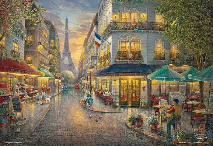 BEVERLY 500S-010 Jigsaw Puzzle Paris Cafe Thomas Kinkade 500 S-Pieces- Japan Figure Store - #1 Bring To You The Best Japanese Goods
