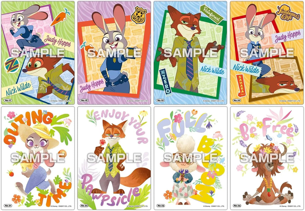 Ensky Zootopia Clear Card Collection Gum First Press Limited Box