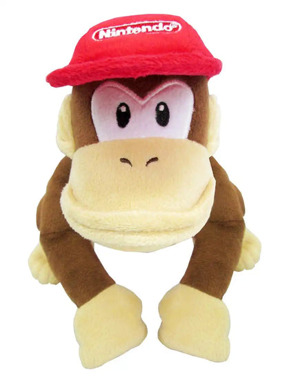 Sanei Boeki Super Mario All Star Diddy Kong Plush Toy 15x20x18cm- Japan Figure Store - #1 Bring To You The Best Japanese Goods