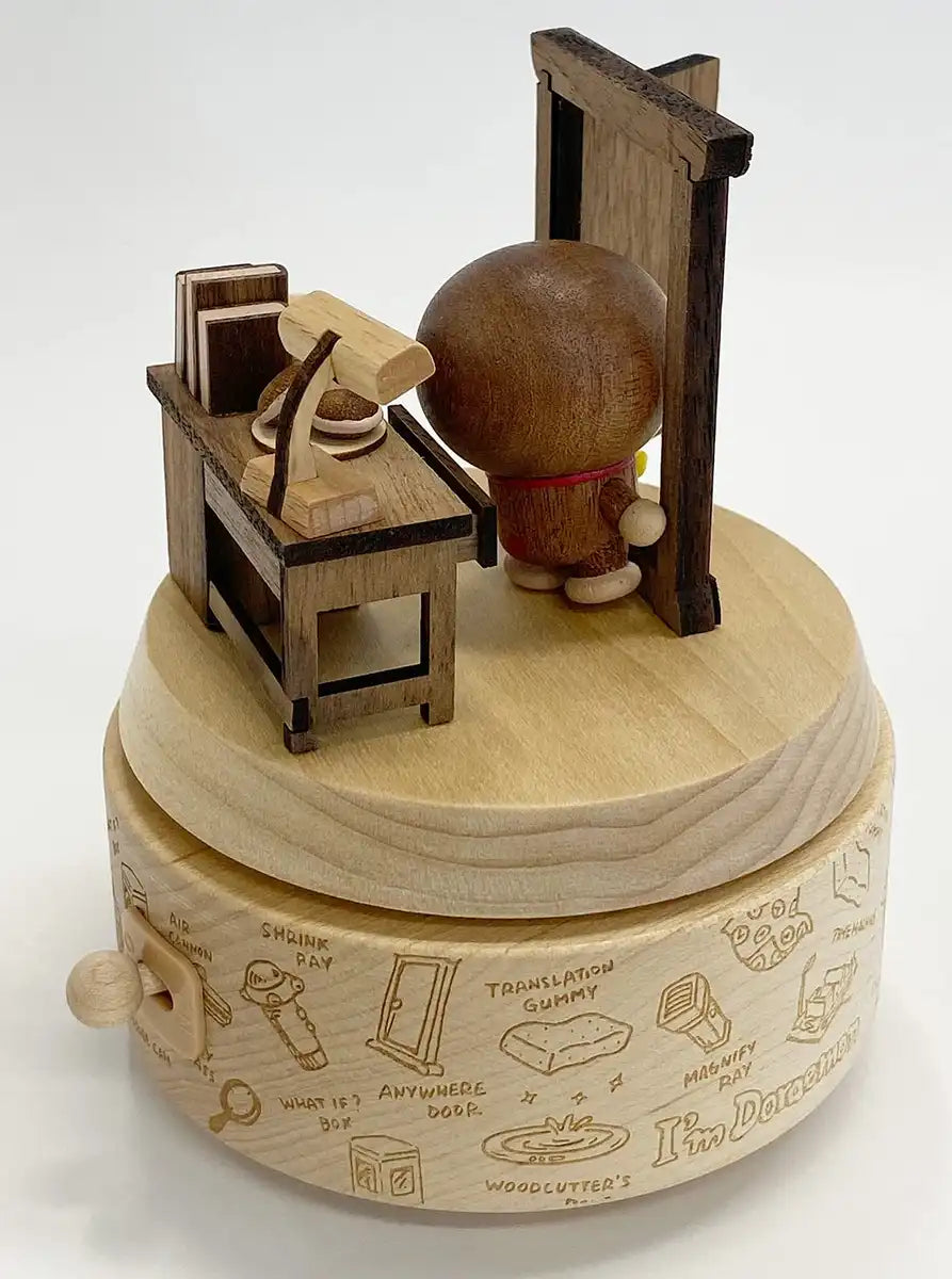 Sanrio Doraemon Anywhere Door Wooden Music Box H9157- Japan Figure Store - #1 Bring To You The Best Japanese Goods