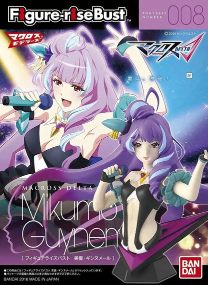 Bandai Figure-rise Bust Mikumo Guynemer Model Kit Macross Delta