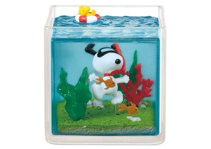 RE-MENT 250496 Snoopy & Woodstock Happy Terrarium 6 Figures Complete Set- Japan Figure Store - #1 Bring To You The Best Japanese Goods