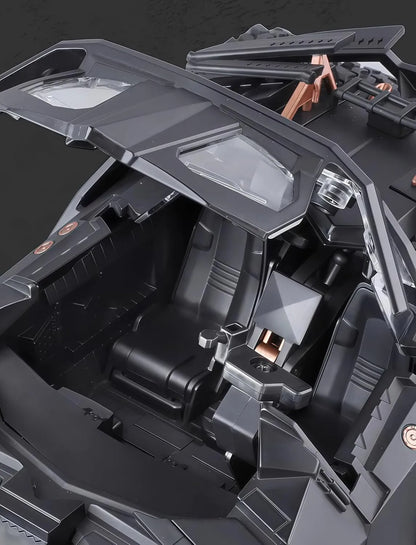Hanshanyan 1:18 Alloy Batmobile Dark Knight Tumbler with Light Sound