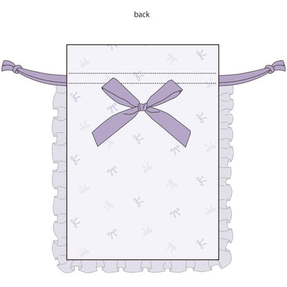 50th Anniversary DOLLY MIX Frilly Drawstring Pouch - Light Purple