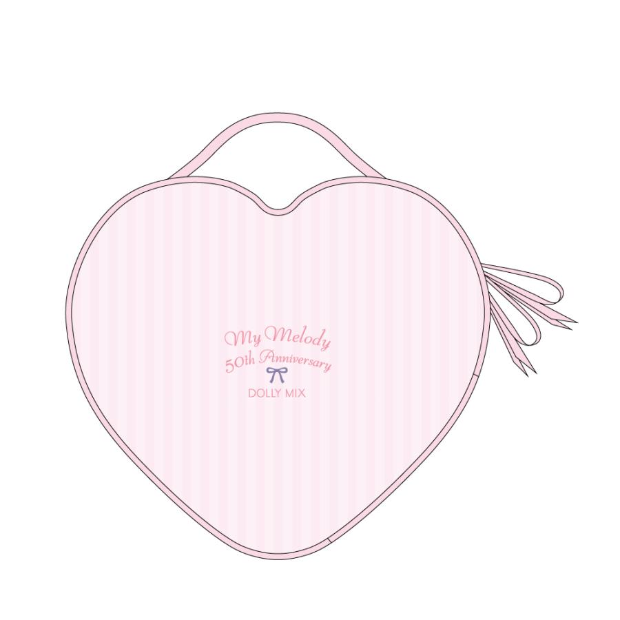 50th Anniversary DOLLY MIX Heart-Shaped Vanity Pouch - My Melody