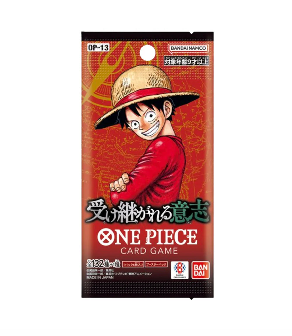 Bandai One Piece Card Game Box Inherited Will [OP-13] (24 Packs)