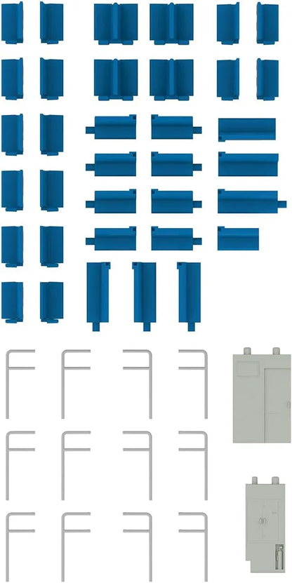 Plum PP199 Semi-Cross Sheet Interior Set A Blue Unpainted Kit