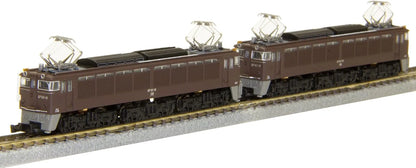 Rokuhan EF63 Type Brown Double Row Z Gauge Electric Locomotive