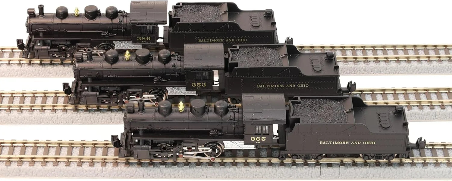 Rokuhan USRA 0-6-0 Baltimore Ohio #365 Z Gauge Model Train Locomotive
