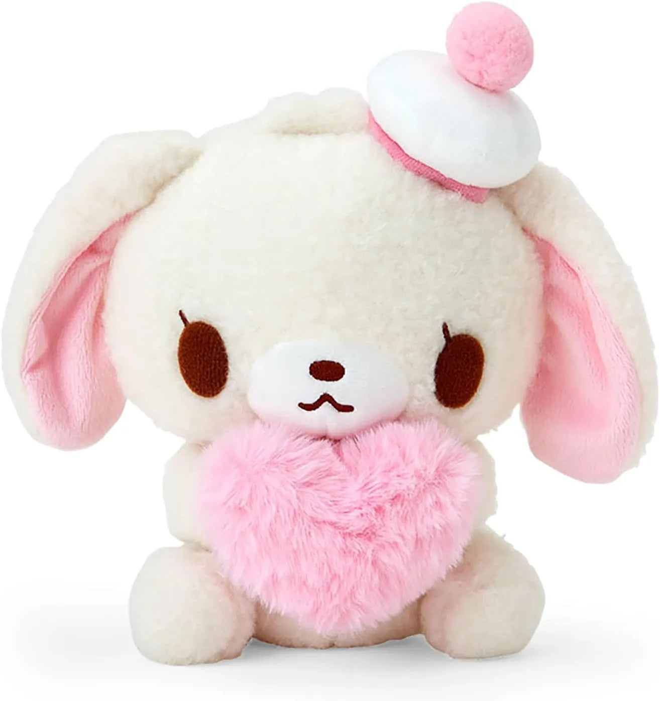 Sanrio Plush Toy Heisei-born Characters Fluffy Heart Sugar Bunnies - Pink
 - 4550337197264