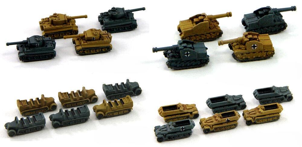 Pit Road 1/700 Mi Series World War Ii German Army Military Vehicle Set 1 Plastic Model Mi02- Japan Figure Store - #1 Bring To You The Best Japanese Goods