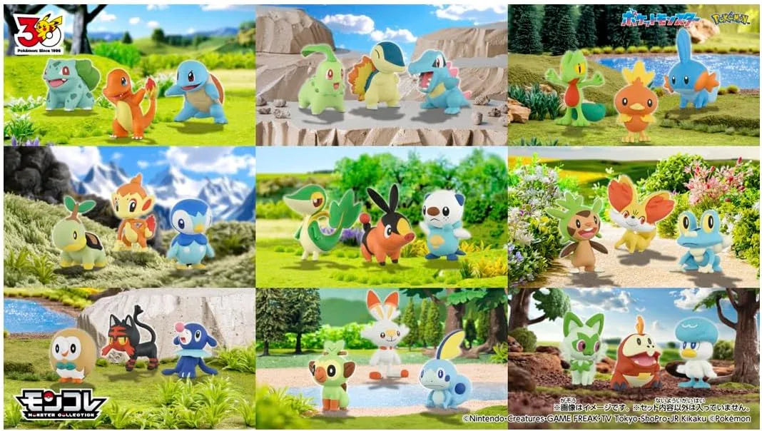 Takara Tomy Pokemon 30th Anniversary Moncolle Travel Set
