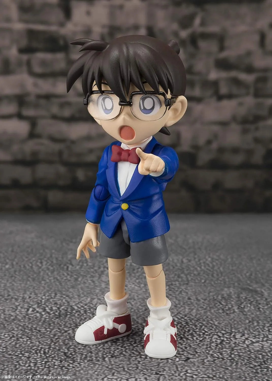 Tamashii Nations Detective Conan Edogawa Chase Version PVC Figure