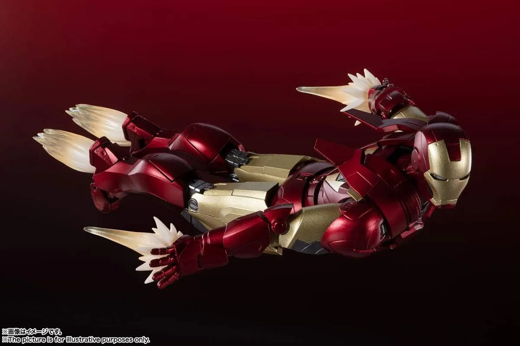 Tamashii Nations Iron Man Mark 6 Battle Damage Edition Figure PVC