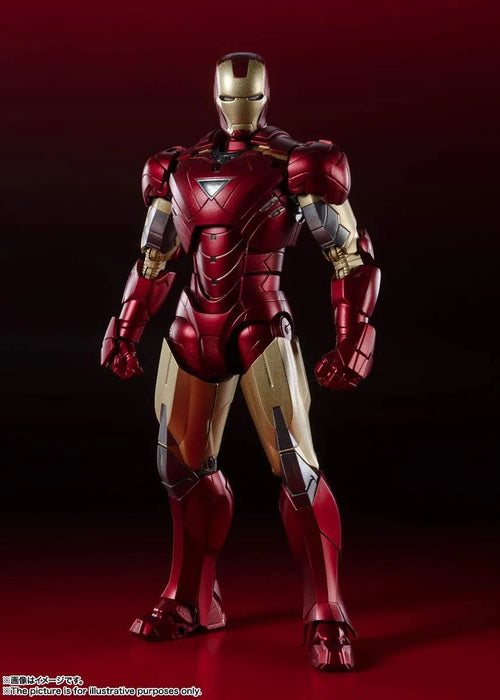 Tamashii Nations Iron Man Mark 6 Battle Damage Edition Figure PVC