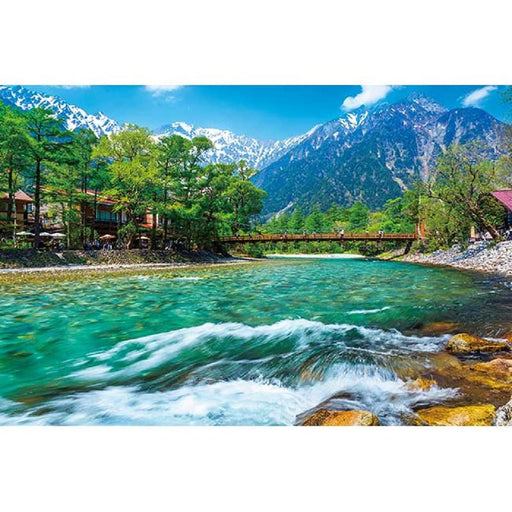 1000 Piece Jigsaw Puzzle Clear Stream And Hotaka Mountains -Nagano- (50 X 75Cm)- Japan Figure Store - #1 Bring To You The Best Japanese Goods